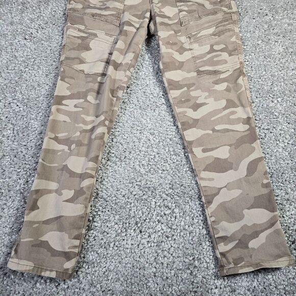 Democracy Jeans Womens 6 Brown Camo Skinny Ankle Ab Technology Stretch - Picture 3 of 14